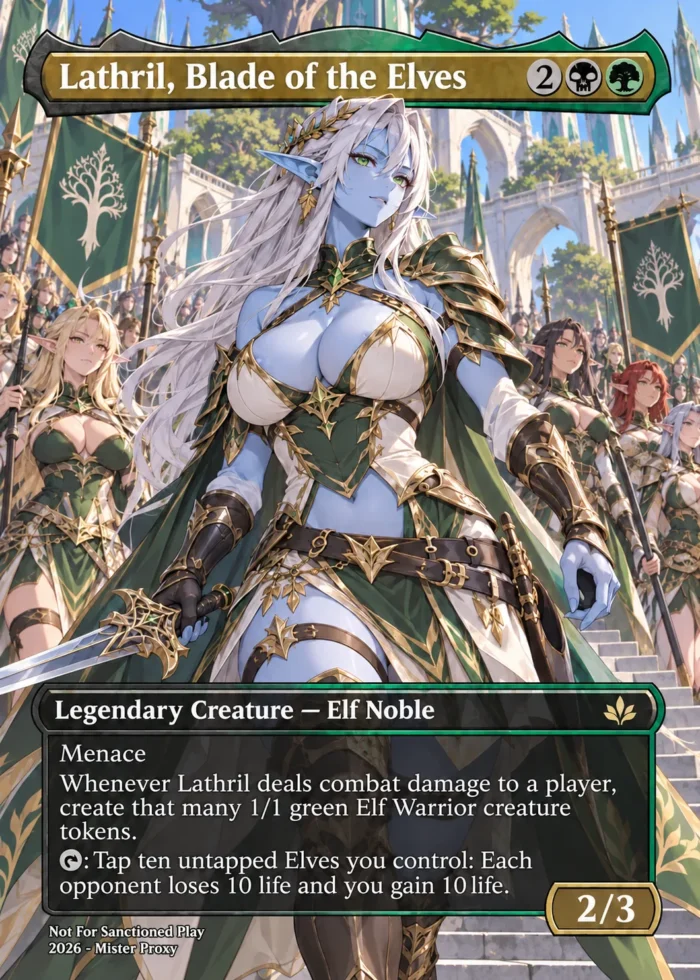Tribal Elfos- Lathril, Blade of the Elves